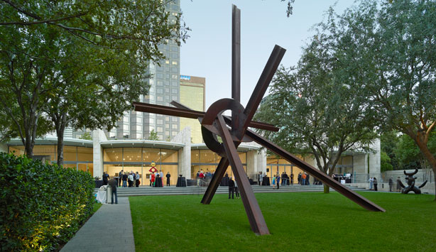 The Nasher Sculpture Center transports the viewer into a sort of spiritual embrace with the art. 