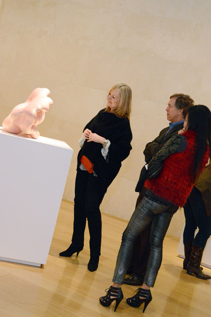 Patron Members view the exhibition Ken Price Sculpture: A Retrospective at an exclusive event in 2013