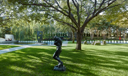 Auguste Rodin’s Eve in the Nasher Sculpture Center Garden